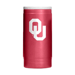 Oklahoma Sooners Flipside Powder Coat Slim Can Coolie
