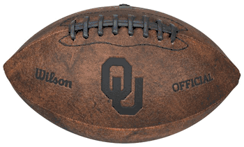Oklahoma Sooners Football Vintage Throwback 9 Inches