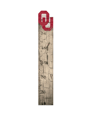 Oklahoma Sooners Growth Chart Sign 6x36