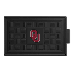 Oklahoma Sooners Heavy Duty Vinyl Medallion Door Mat - 19.5in. x 31in.