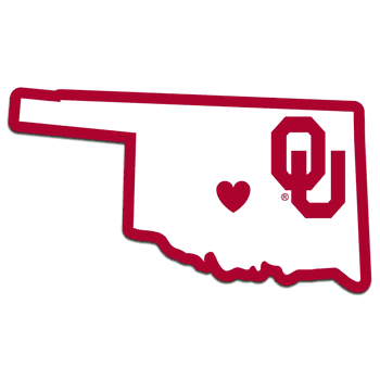 Oklahoma Sooners Home State Decal