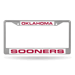 Oklahoma Sooners Laser Chrome Frame