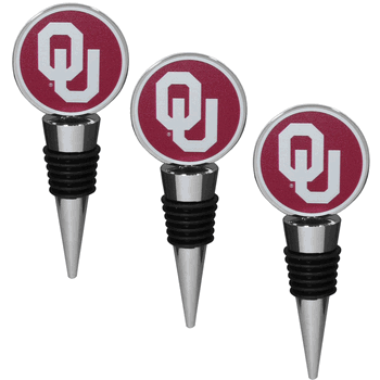 Oklahoma Sooners Logo Wine Stopper
