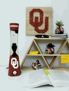 Oklahoma Sooners Magma Lamp - Bluetooth Speaker