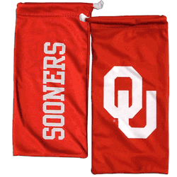 Oklahoma Sooners Microfiber Sunglass Bag