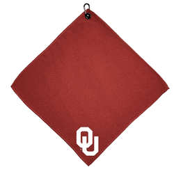 Oklahoma Sooners Microfiber Small Towel - 15" x 15" (Colored)