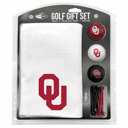Oklahoma Sooners Microfiber Towel Gift Set - 16 x 40 (White)