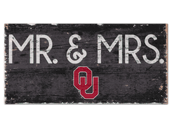 Oklahoma Sooners Mr & Mrs Sign