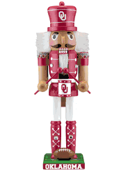 Oklahoma Sooners NCAA 12" Nutcracker