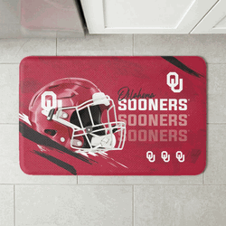 Oklahoma Sooners NCAA Painted Embossed Floor Mat 18x30 inches