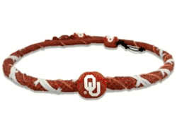 Oklahoma Sooners Necklace Spiral Football CO