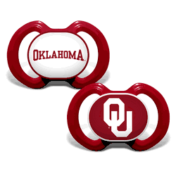 Oklahoma Sooners Pacifier 2-Pack