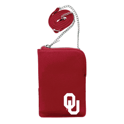 Oklahoma Sooners Pebble Smart Purse Dark Red
