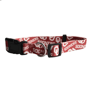 Oklahoma Sooners Pet Team Collar Medium