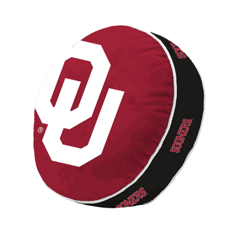 Oklahoma Sooners Puff Pillow