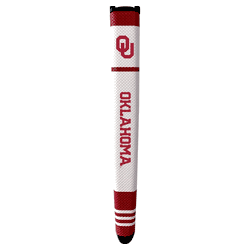 Oklahoma Sooners Putter Grip (White with colored stripes)