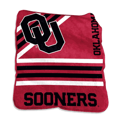 Oklahoma Sooners Raschel Throw
