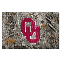Oklahoma Sooners Rubber Scraper Door Mat Camo