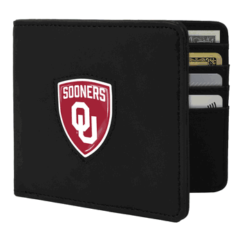Oklahoma Sooners Shield Wallet - Black