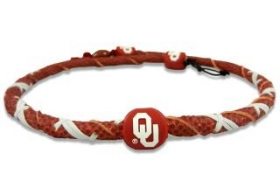 Oklahoma Sooners Spiral Necklace