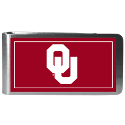 Oklahoma Sooners Steel Logo Money Clips