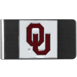 Oklahoma Sooners Steel Money Clip