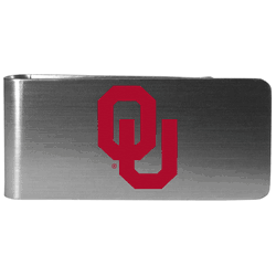 Oklahoma Sooners Steel Money Clip, Logo