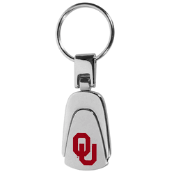 Oklahoma Sooners Steel Teardop Key Chain