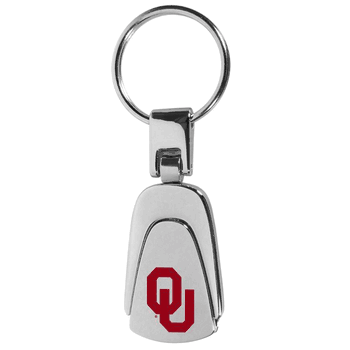 Oklahoma Sooners Steel Teardop Key Chain