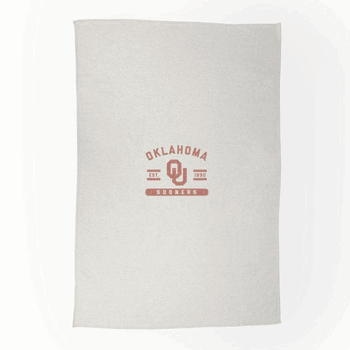 Oklahoma Sooners Sublimated Sweatshirt Blanket