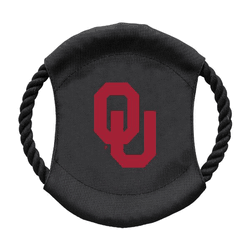 Oklahoma Sooners Team Flying Disc Pet Toy