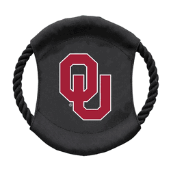 Oklahoma Sooners Team Flying Disc Pet Toy