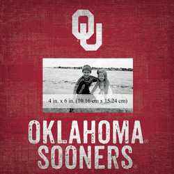 Oklahoma Sooners Team Name 10"x10" Picture Frame