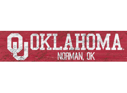 Oklahoma Sooners Team Name Sign