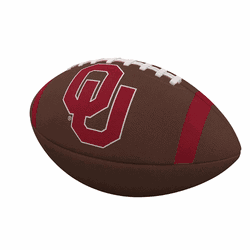 Oklahoma Sooners Team Stripe Official-Size Composite Football