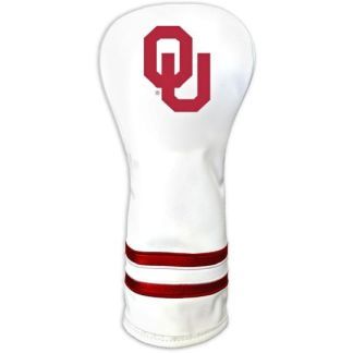 Oklahoma Sooners Vintage Fairway Headcover (White)