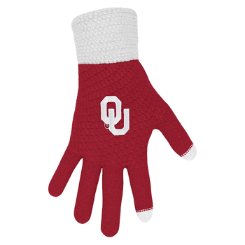Oklahoma Sooners Waffle Knit Glove