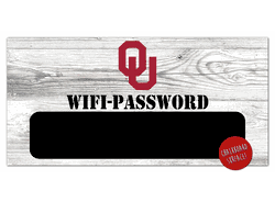 Oklahoma Sooners Wifi Password 6x12 Sign