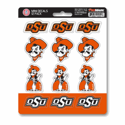 Oklahoma State Cowboys 12 Count Mini Decal Sticker Pack