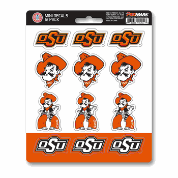 Oklahoma State Cowboys 12 Count Mini Decal Sticker Pack