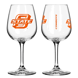 Oklahoma State Cowboys 12oz Gameday Stemmed Wine Glass