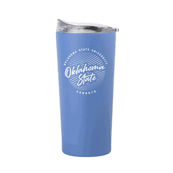 Oklahoma State Cowboys 20oz Retro Script Arctic Powder Coat Tumbler