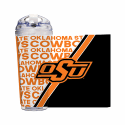 Oklahoma State Cowboys 24 Oz Hinged Lid Tumbler