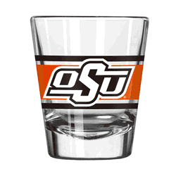 Oklahoma State Cowboys 2oz Stripe Shot Glass