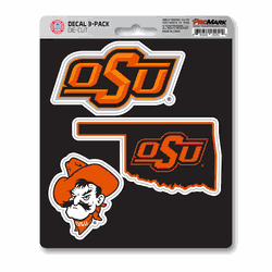 Oklahoma State Cowboys 3 Piece Decal Sticker Set