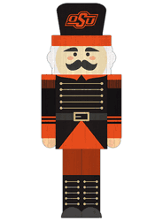 Oklahoma State Cowboys 31" Nutcracker Leaner