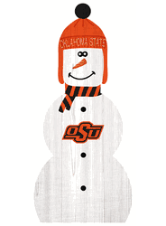 Oklahoma State Cowboys 31" Snowman Leaner