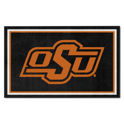 Oklahoma State Cowboys 4ft. x 6ft. Plush Area Rug
