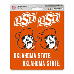 Oklahoma State Cowboys 6 Count Mini Decal Sticker Pack