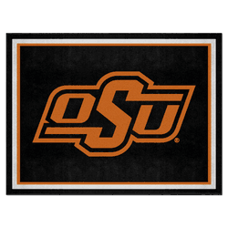 Oklahoma State Cowboys 8ft. x 10 ft. Plush Area Rug